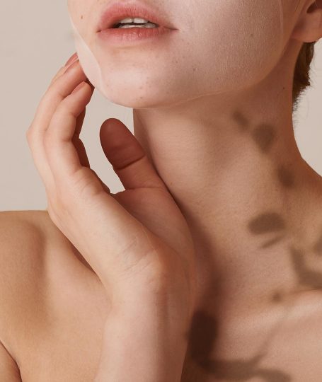 Korean white rice scrub for glowing skin